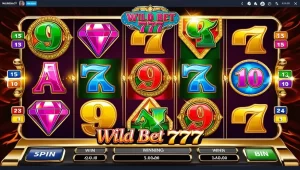 on image text 'WILD BET 777'